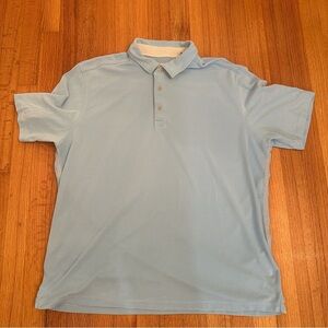Tommy Bahama Polo Shirt Blue  Modal Blend Short Sleeve Golf Men's XL (A4)